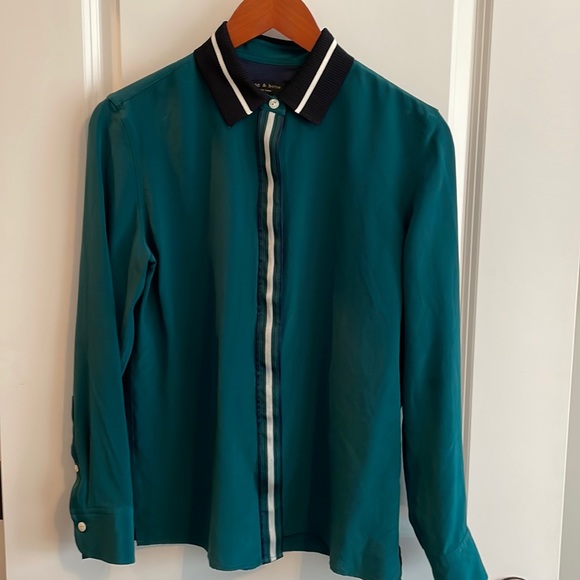 Rag & Bone NWOT Silk Top - Picture 4 of 9